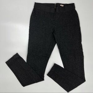 J Crew Pull On Exposed Zip Gray Legging Pants 2R
